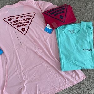 3 NWT Columbia Shirts